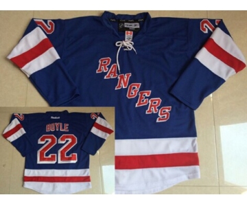 New York Rangers #22 Dan Boyle Light Blue Jersey