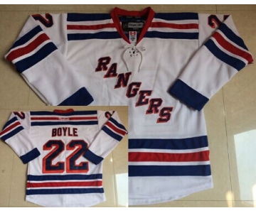 New York Rangers #22 Dan Boyle White Jersey