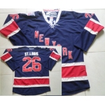 New York Rangers #26 Martin St. Louis Navy Blue Third 85TH Jersey