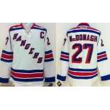 New York Rangers #27 Ryan Mcdonagh White Jersey