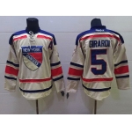 New York Rangers #5 Dan Girardi 2012 Winter Classic Cream Jersey