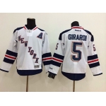 New York Rangers #5 Dan Girardi 2014 Stadium Series White Jersey