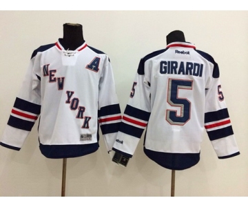 New York Rangers #5 Dan Girardi 2014 Stadium Series White Jersey
