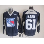 New York Rangers #61 Rick Nash 2014 Training Navy Blue Jersey