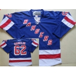 New York Rangers #62 Carl Hagelin Light Blue Jersey