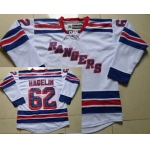 New York Rangers #62 Carl Hagelin White Jersey