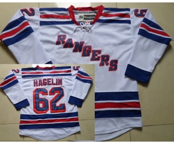 New York Rangers #62 Carl Hagelin White Jersey