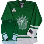 New York Rangers Blank St. Patrick's Day Green Jersey