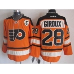 Philadelphia Flyers #28 Claude Giroux 2012 Winter Classic Orange Jersey