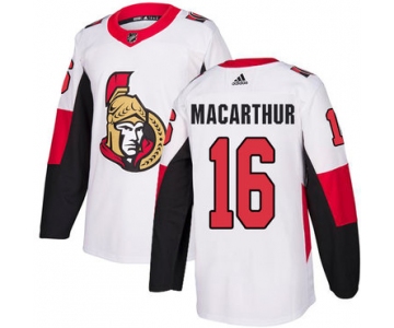 Adidas Men's Ottawa Senators #16 Clarke MacArthur Authentic White Away NHL Jersey