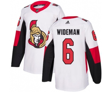 Adidas Men's Ottawa Senators #6 Chris Wideman Authentic White Away NHL Jersey