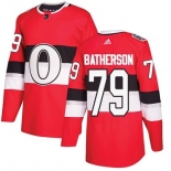 Men's Ottawa Senators #79 Drake Batherson Adidas 100 Classic Authentic Red Jersey