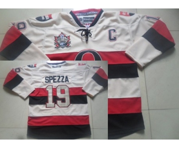 Ottawa Senators #19 Jason Spezza 2014 Heritage Classic Cream Jersey