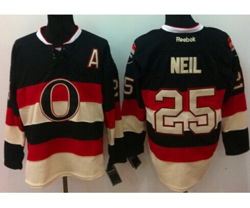 Ottawa Senators #25 Chris Neil Black Third Jersey