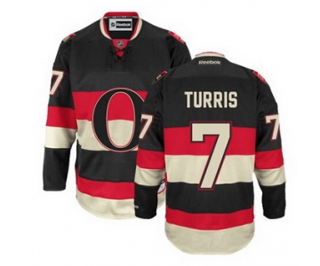 Ottawa Senators #7 Kyle Turris Black Third Jersey