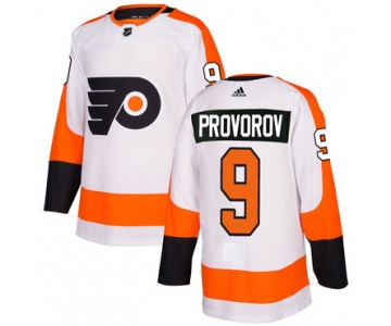 Adidas Philadelphia Flyers #9 Ivan Provorov White Authentic Stitched NHL Jersey