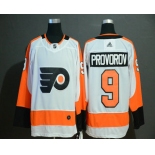 Men's Philadelphia Flyers #9 Ivan Provorov White Adidas Stitched NHL Jersey