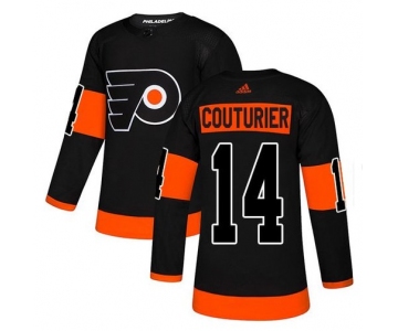 Men's Philadelphia Flyers #14 Sean Couturier Black Adidas NHL Alternate Jersey