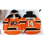 Old Time Hockey Philadelphia Flyers #14 Sean Couturier 2012 Winter Classic Orange Hoodie