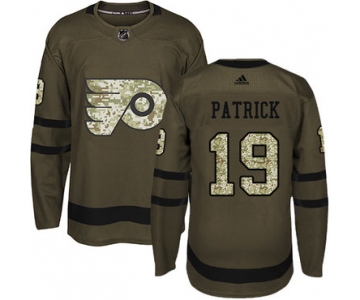 Adidas Flyers #19 Nolan Patrick Green Salute to Service Stitched NHL Jersey