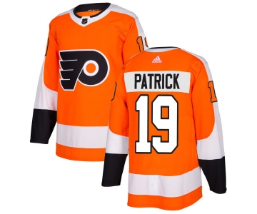 Adidas Flyers #19 Nolan Patrick Orange Home Authentic Stitched NHL Jersey