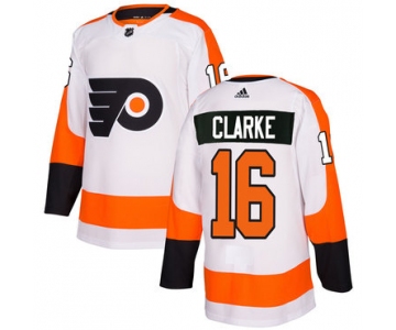 Adidas Philadelphia Flyers #16 Bobby Clarke White Authentic Stitched NHL Jersey