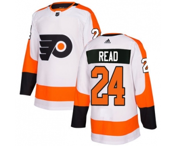 Adidas Philadelphia Flyers #24 Matt Read White Authentic Stitched NHL Jersey