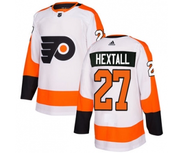 Adidas Philadelphia Flyers #27 Ron Hextall White Authentic Stitched NHL Jersey
