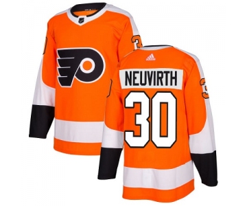 Adidas Philadelphia Flyers #30 Michal Neuvirth Orange Home Authentic Stitched NHL Jersey