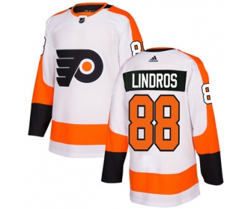 Adidas Philadelphia Flyers #88 Eric Lindros White Authentic Stitched NHL Jersey