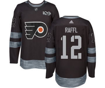 Flyers #12 Michael Raffl Black 1917-2017 100th Anniversary Stitched NHL Jersey