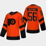 Men's #56 Mike McKenna Flyers Coors Light 2019 Stadium Series Orange Authentic Jersey