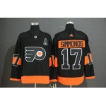 Men's Philadelphia Flyers #17 Wayne Simmonds Black Alternate Adidas Jersey