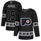 Men's Philadelphia Flyers #19 Nolan Patrick Black Team Logos Fashion Adidas Jersey