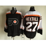 Men's Philadelphia Flyers #27 Ron Hextall 1997-98 Black CCM Vintage Throwback Jersey