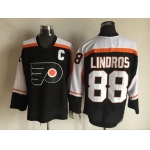 Men's Philadelphia Flyers #88 Eric Lindros 1997-98 Black CCM Vintage Throwback Jersey