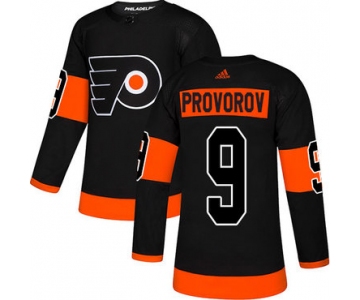 Men's Philadelphia Flyers #9 Premier Ivan Provorov Black Adidas NHL Alternate Jersey