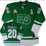 Philadelphia Flyers #20 Chris Pronger St. Patrick's Day Green Jersey