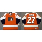 Philadelphia Flyers #27 REGGIE LEACH 1974 CCM Vintage Throwback Away Hockey Jersey