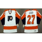 Philadelphia Flyers #27 REGGIE LEACH 1974 CCM Vintage Throwback Home NHL Jersey