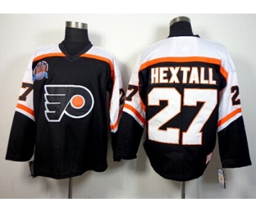Philadelphia Flyers #27 Ron Hextall Stanley Cup Black Throwback CCM Jersey