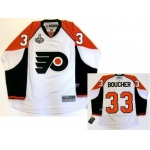 Philadelphia Flyers #33 Brian Boucher 2009-10 Stanley Cup Finals Game White Jersey