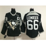 Pittsburgh Penguins #66 Mario Lemieux 2014 Training Black Jersey