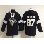 2014 Old Time Hockey Pittsburgh Penguins #87 Sidney Crosby Black Hoodie