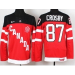 2014/15 Team Canada #87 Sidney Crosby Red 100TH Jersey