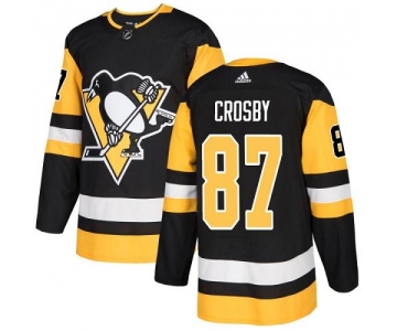 Adidas Pittsburgh Penguins #87 Sidney Crosby Black Home Authentic Stitched Youth NHL Jersey