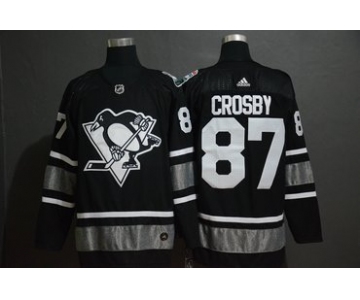 Men's Pittsburgh Penguins 87 Sidney Crosby Black 2019 NHL All-Star Game Adidas Jersey