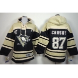 Old Time Hockey Pittsburgh Penguins #87 Sidney Crosby Black Kids Hoodie
