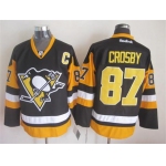 Pittsburgh Penguins #87 Sidney Crosby Black Third Jersey