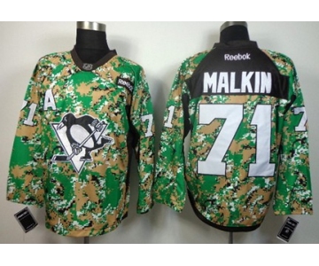 Pittsburgh Penguins #71 Evgeni Malkin 2014 Camo Jersey